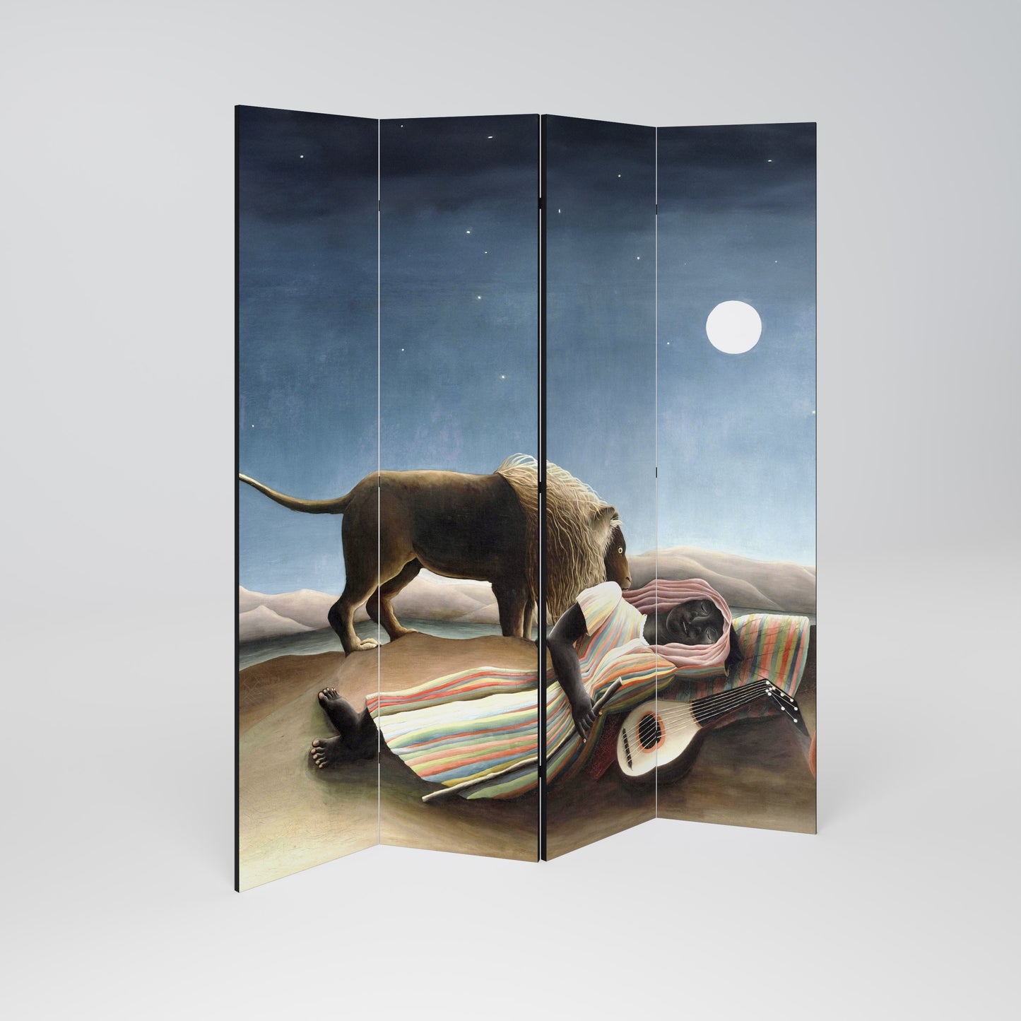 THE SLEEPING GYPSY Biombo de 4 paneles