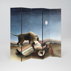 THE SLEEPING GYPSY Biombo de 5 paneles