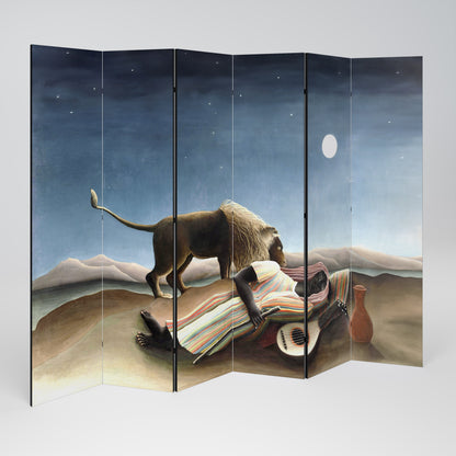 THE SLEEPING GYPSY Biombo de 6 paneles