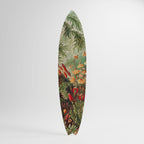 MUSCINAE LAUBMOOSE Panel decorativo de tabla de surf