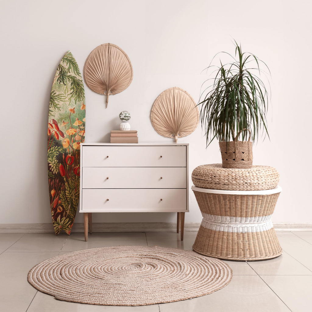 MUSCINAE LAUBMOOSE Panel decorativo de tabla de surf
