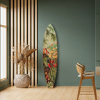 MUSCINAE LAUBMOOSE Panel decorativo de tabla de surf