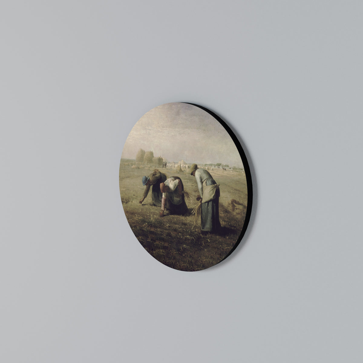 THE GLEANERS Arte de pared redondo
