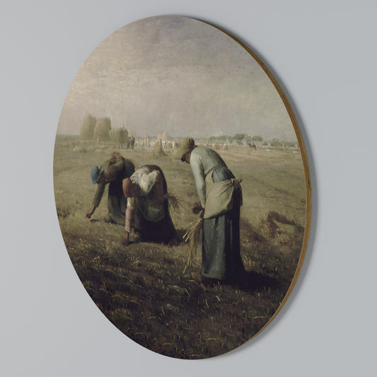 THE GLEANERS Arte de pared redondo