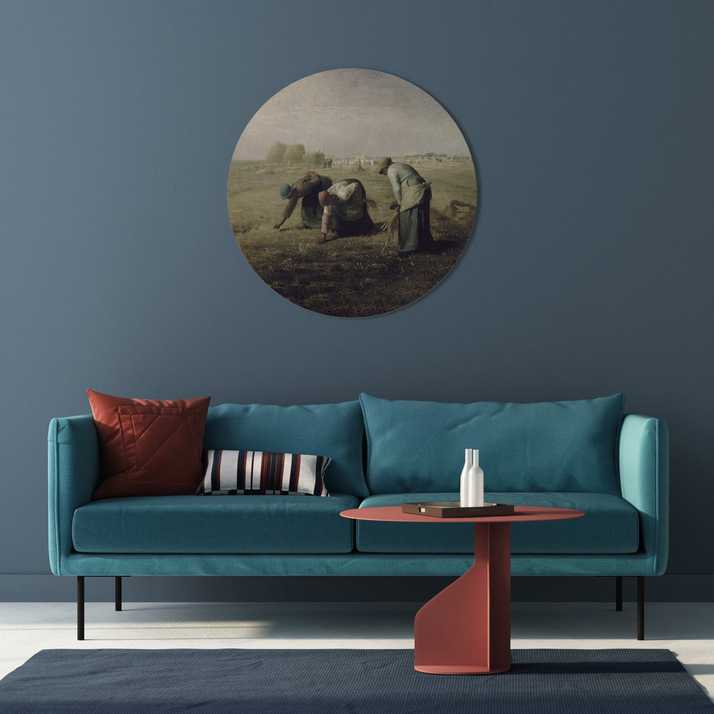 THE GLEANERS Round Wall Art