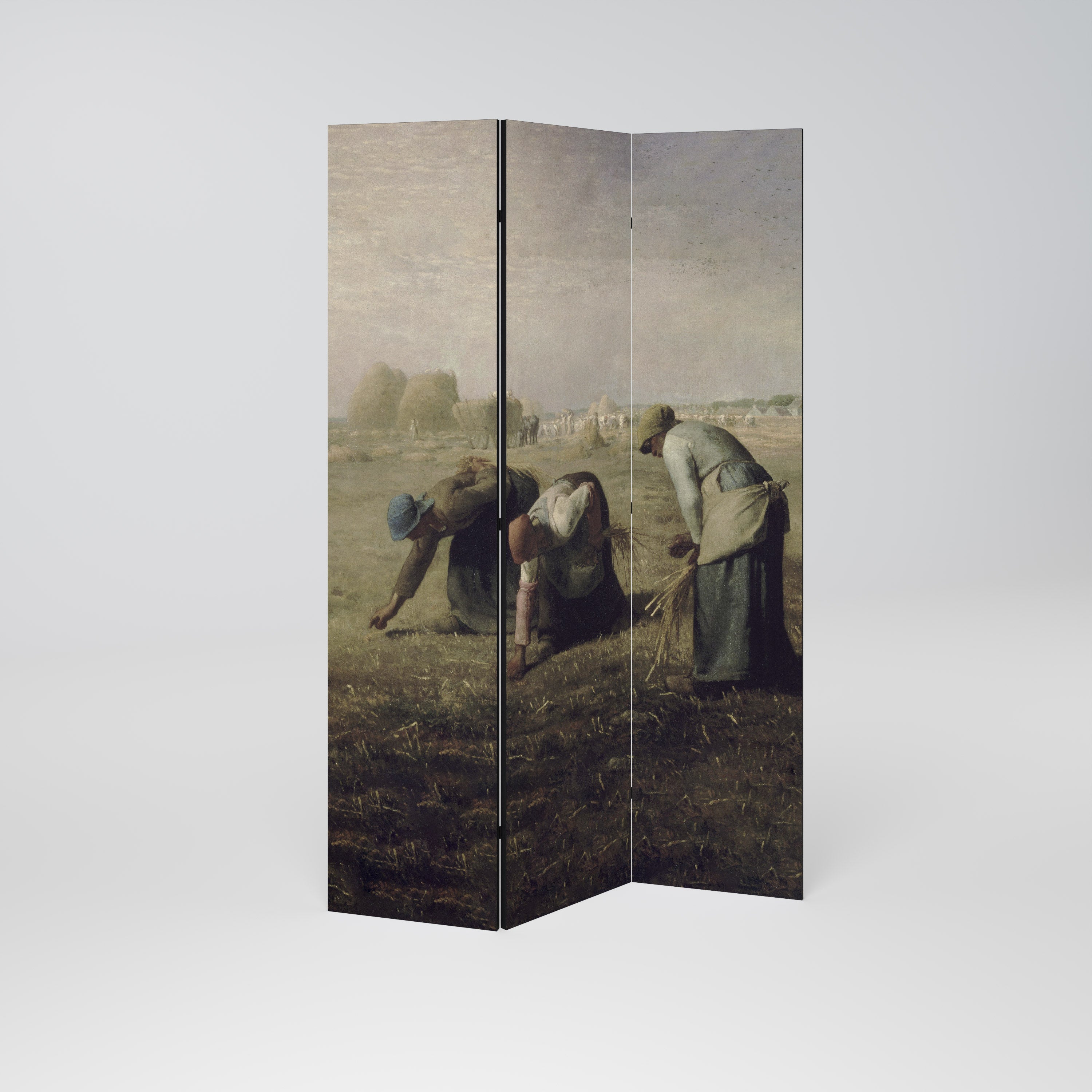 THE GLEANERS Decorative 3-Panel Room Divider