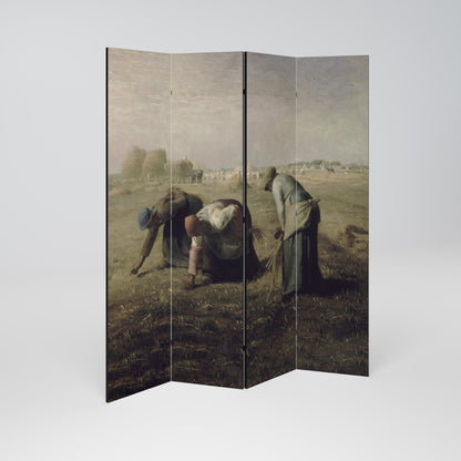 THE GLEANERS Biombo de 4 paneles