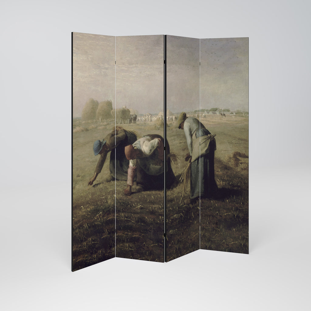 THE GLEANERS Decorative 4-Panel Room Divider