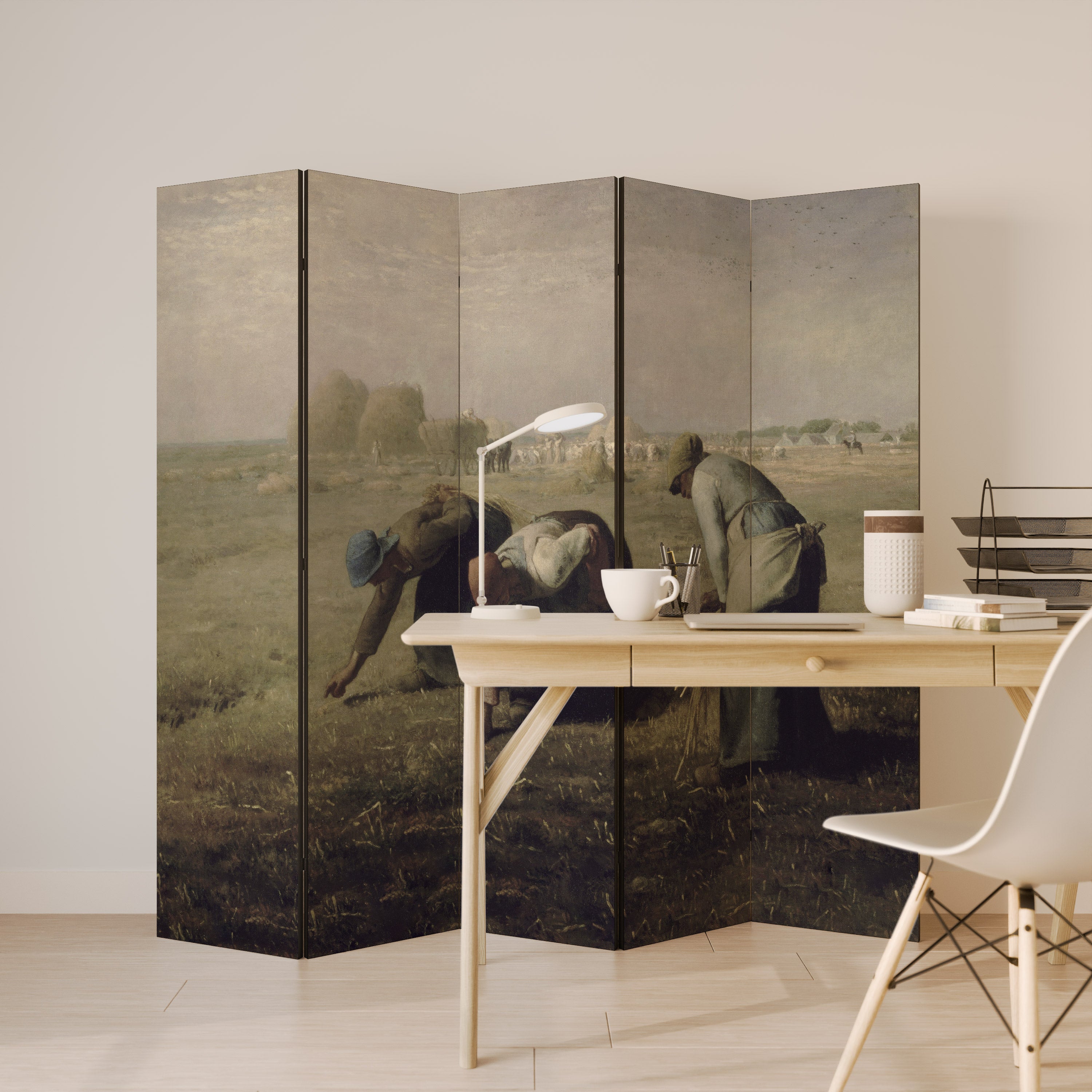 THE GLEANERS 5-Panel Room Divider