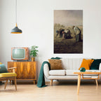 THE GLEANERS Póster Vertical Adhesivo