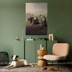 THE GLEANERS Póster Vertical Adhesivo