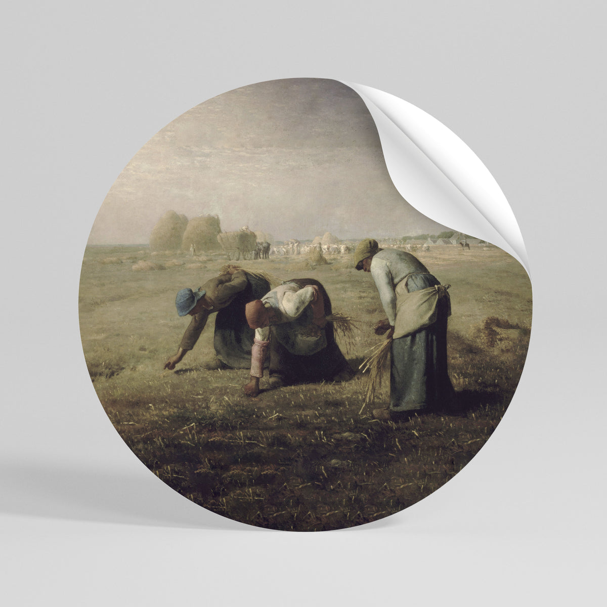 THE GLEANERS Vinilo adhesivo redondo