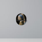 STRUCTURAL MASTERPIECE Estante Ovalado Decorativo en Acabado Negro