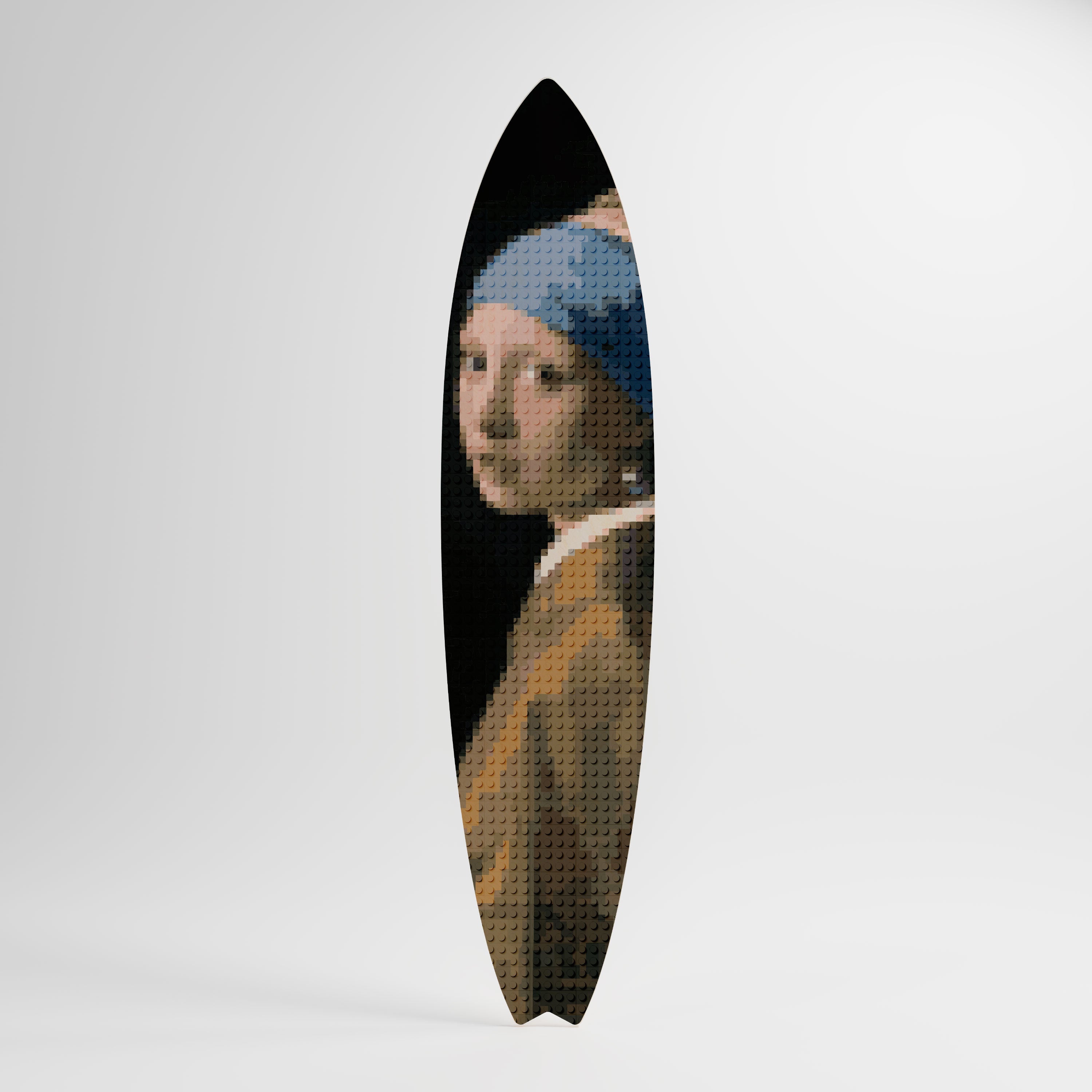 STRUCTURAL MASTERPIECE Panel decorativo de tabla de surf