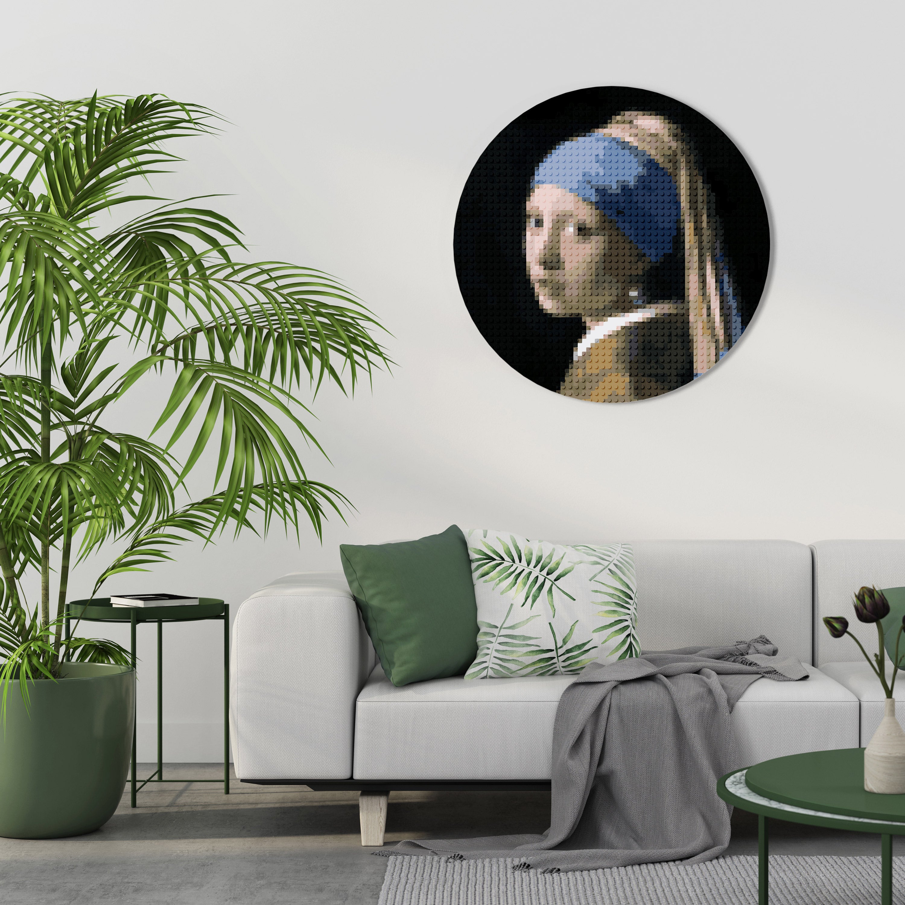 STRUCTURAL MASTERPIECE Round Wall Art