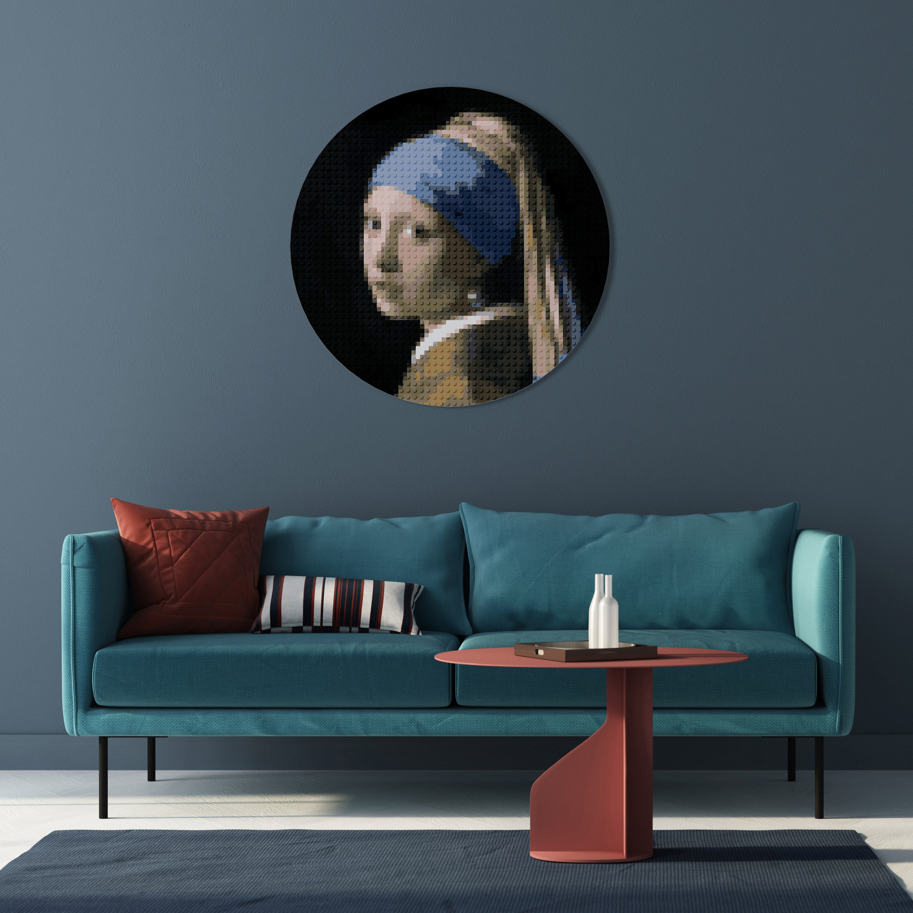 STRUCTURAL MASTERPIECE Round Wall Art