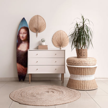 CONSTRUCTIVE ART Panel decorativo de tabla de surf