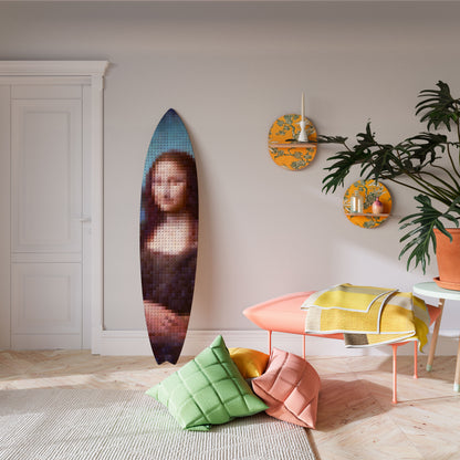 CONSTRUCTIVE ART Panel decorativo de tabla de surf