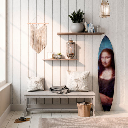 CONSTRUCTIVE ART Panel decorativo de tabla de surf