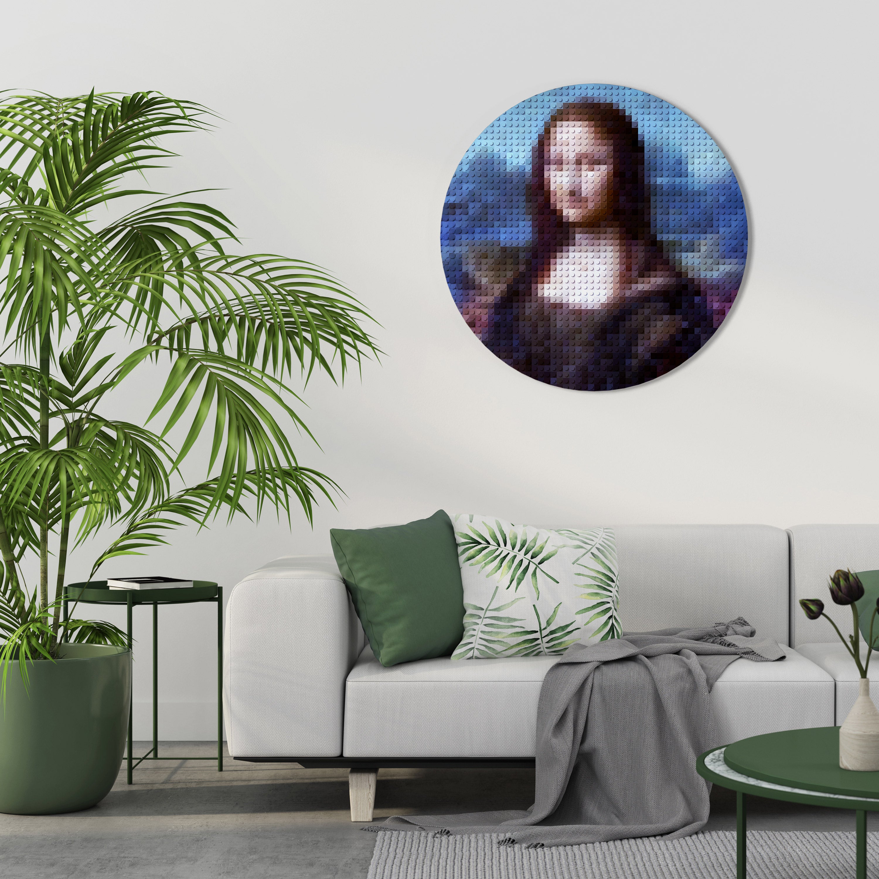 CONSTRUCTIVE ART Round Wall Art