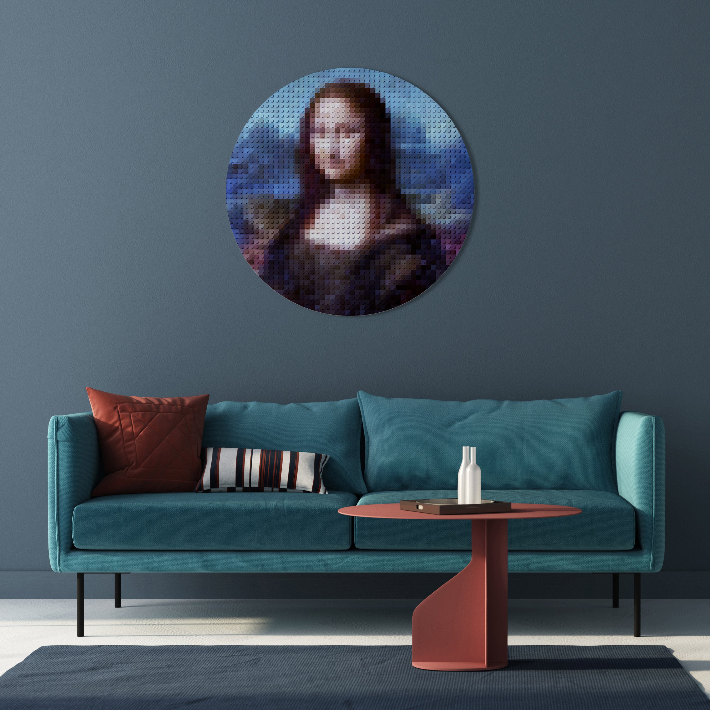 CONSTRUCTIVE ART Round Wall Art