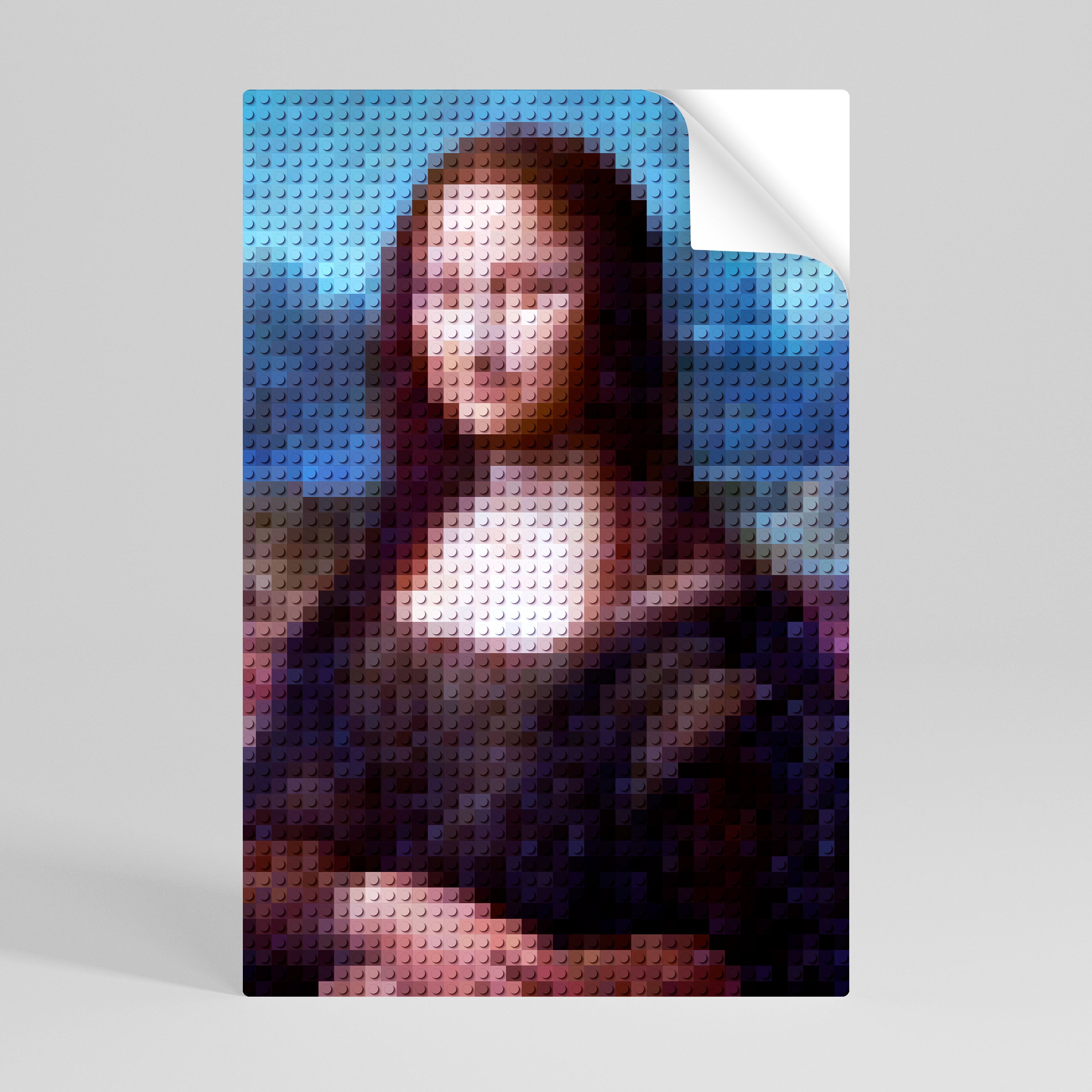 CONSTRUCTIVE ART Peel and Stick Vertical Poster