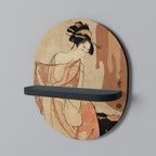 WOMAN, CAT AND EXTRA BROWN Estante Artístico