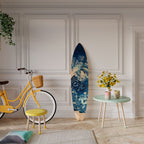 JAPANESE WOMAN Panel decorativo de tabla de surf