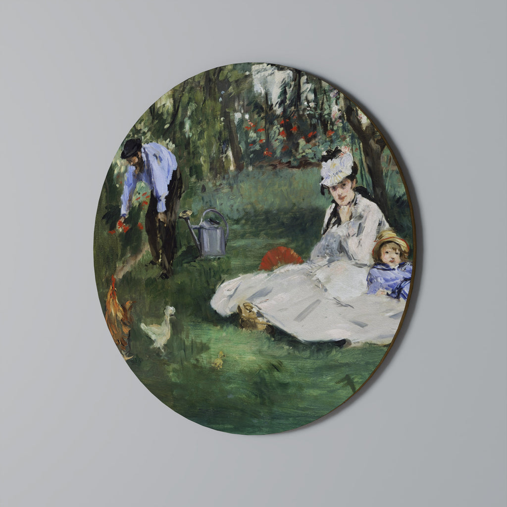GARDEN OF CHARMS Round Wall Art