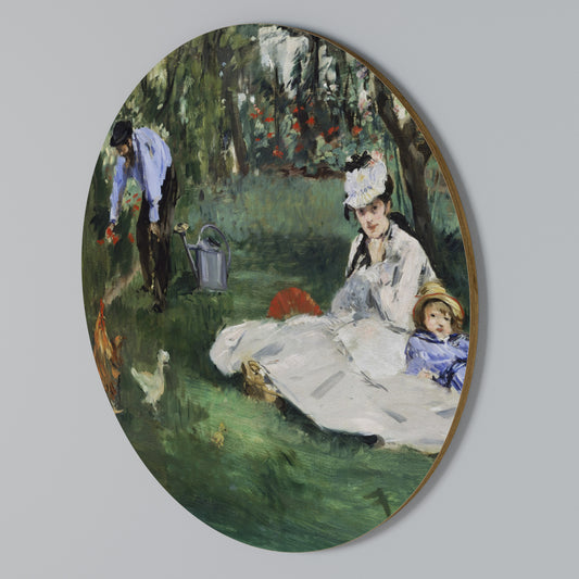 GARDEN OF CHARMS Arte de pared redondo
