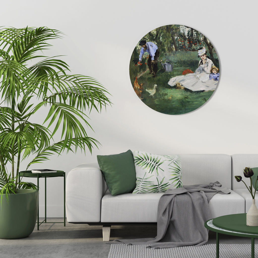 GARDEN OF CHARMS Round Wall Art
