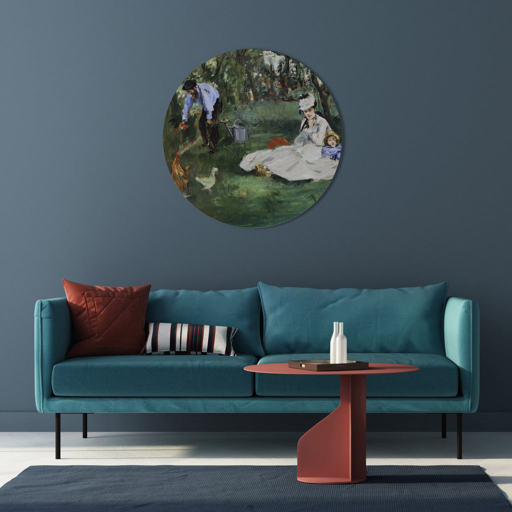 GARDEN OF CHARMS Round Wall Art