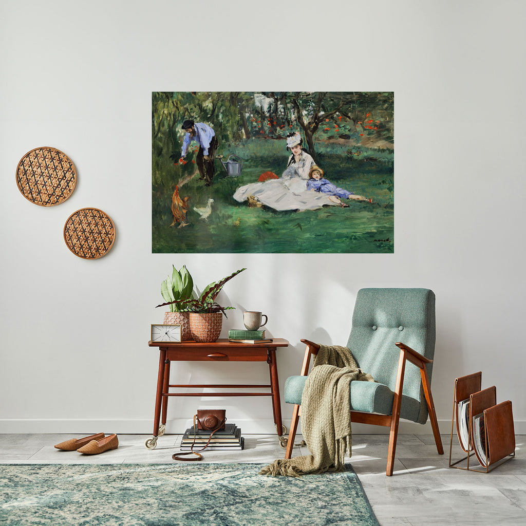 Póster horizontal autoadhesivo JARDÍN DE ENCANTOS