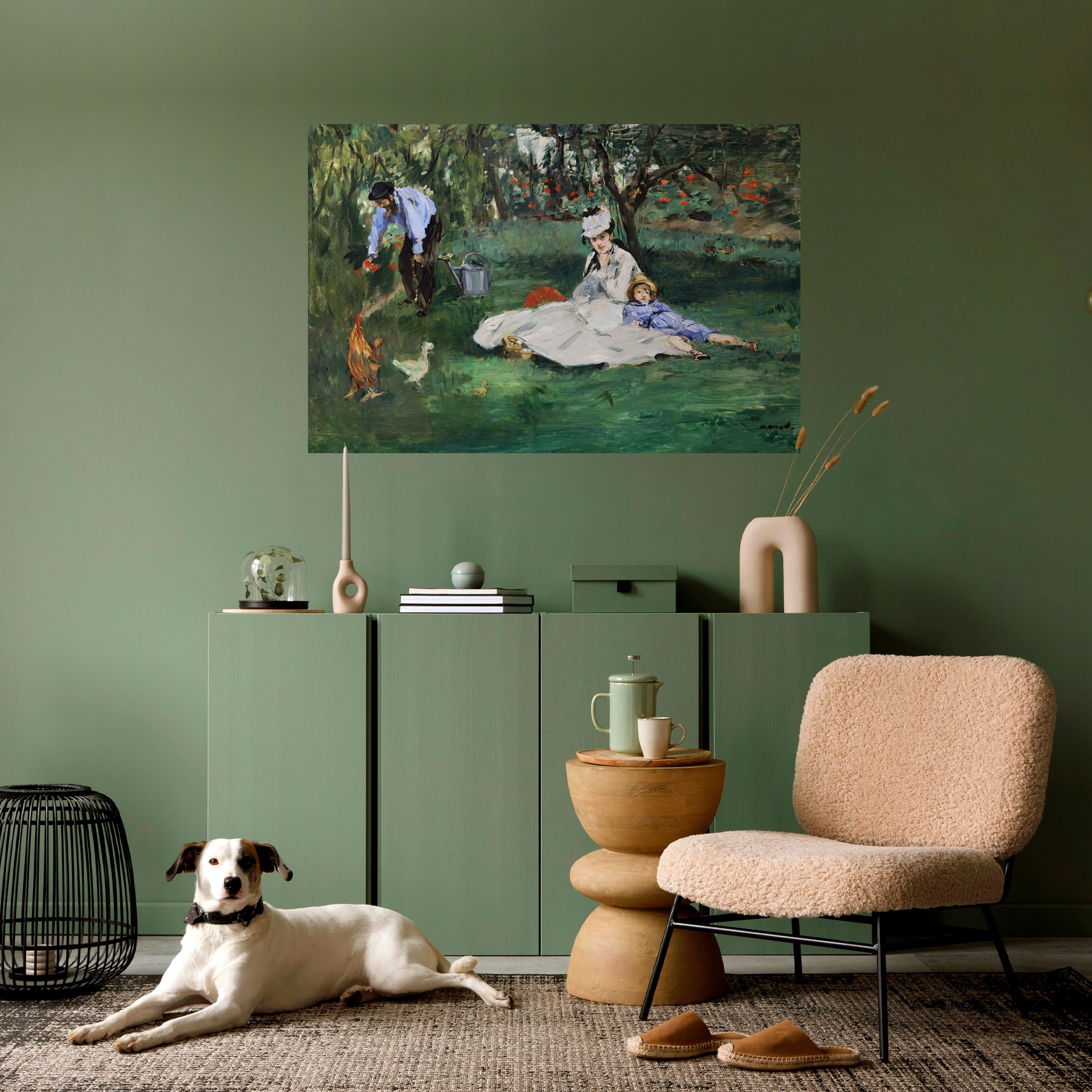 Póster horizontal autoadhesivo JARDÍN DE ENCANTOS