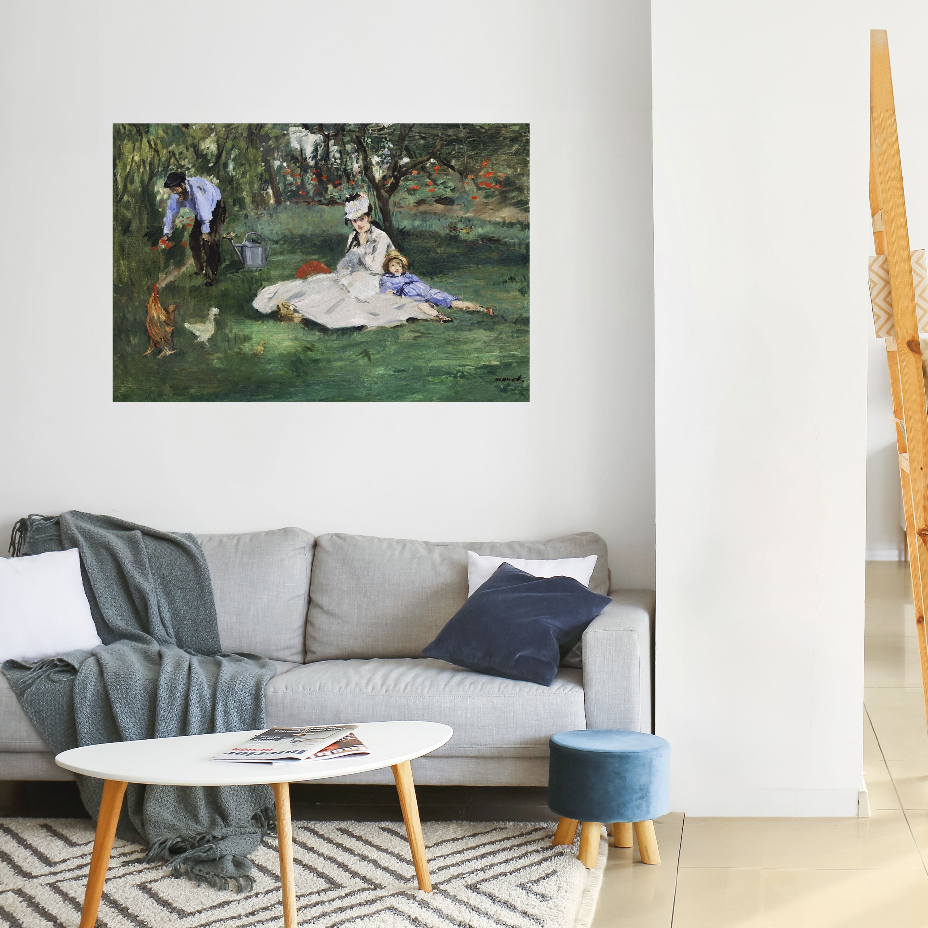 Póster horizontal autoadhesivo JARDÍN DE ENCANTOS