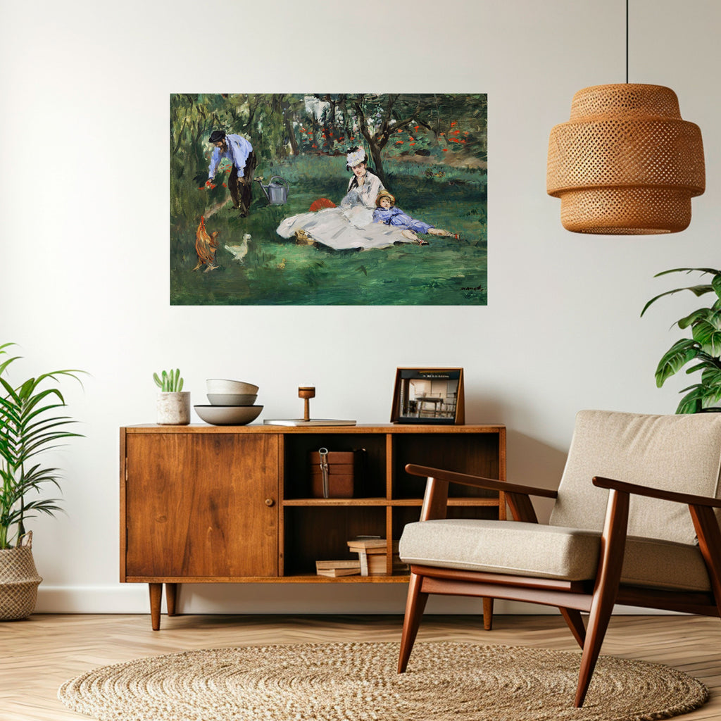 Póster horizontal autoadhesivo JARDÍN DE ENCANTOS