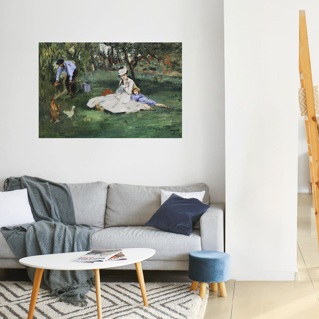 Póster horizontal autoadhesivo JARDÍN DE ENCANTOS