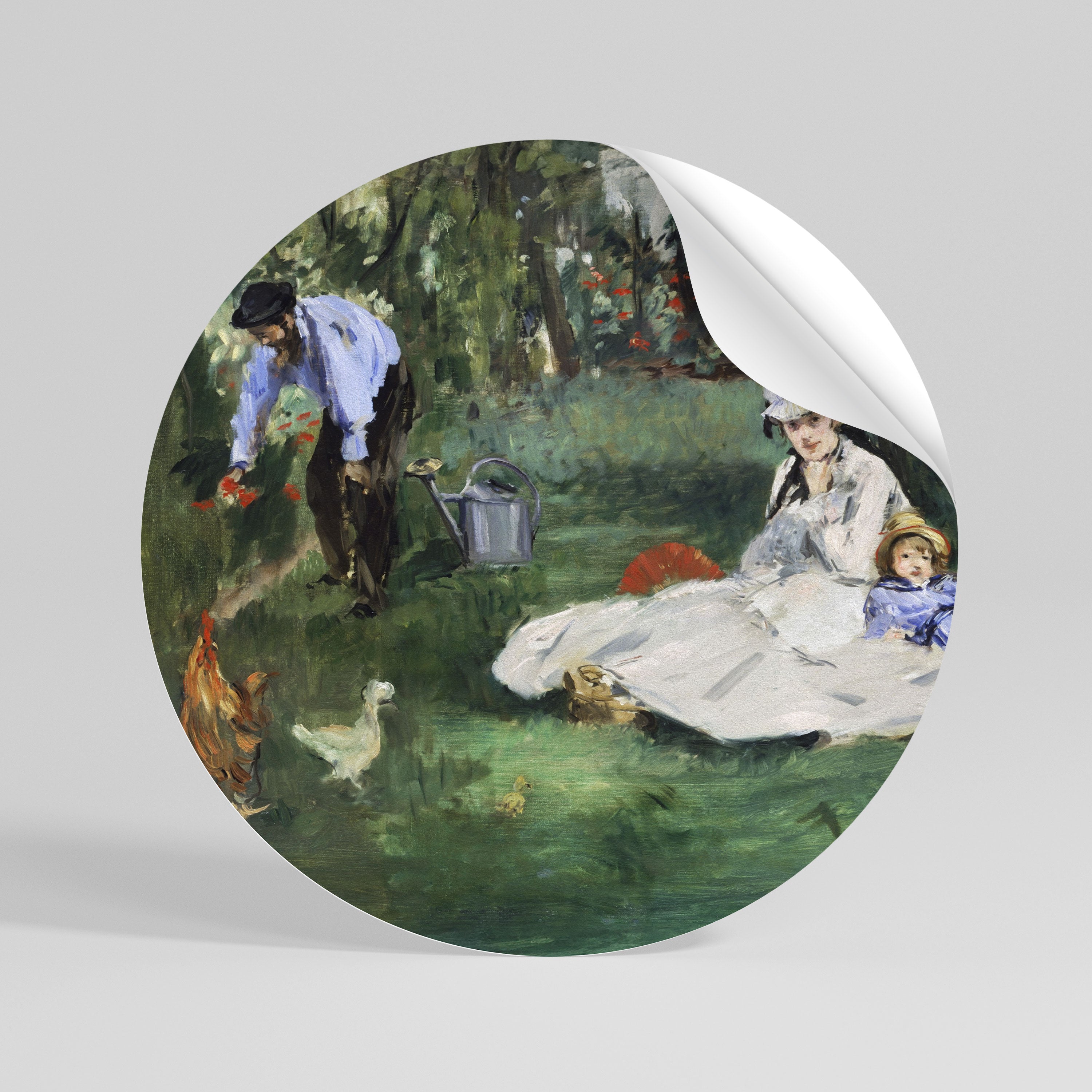 GARDEN OF CHARMS Vinilo adhesivo redondo