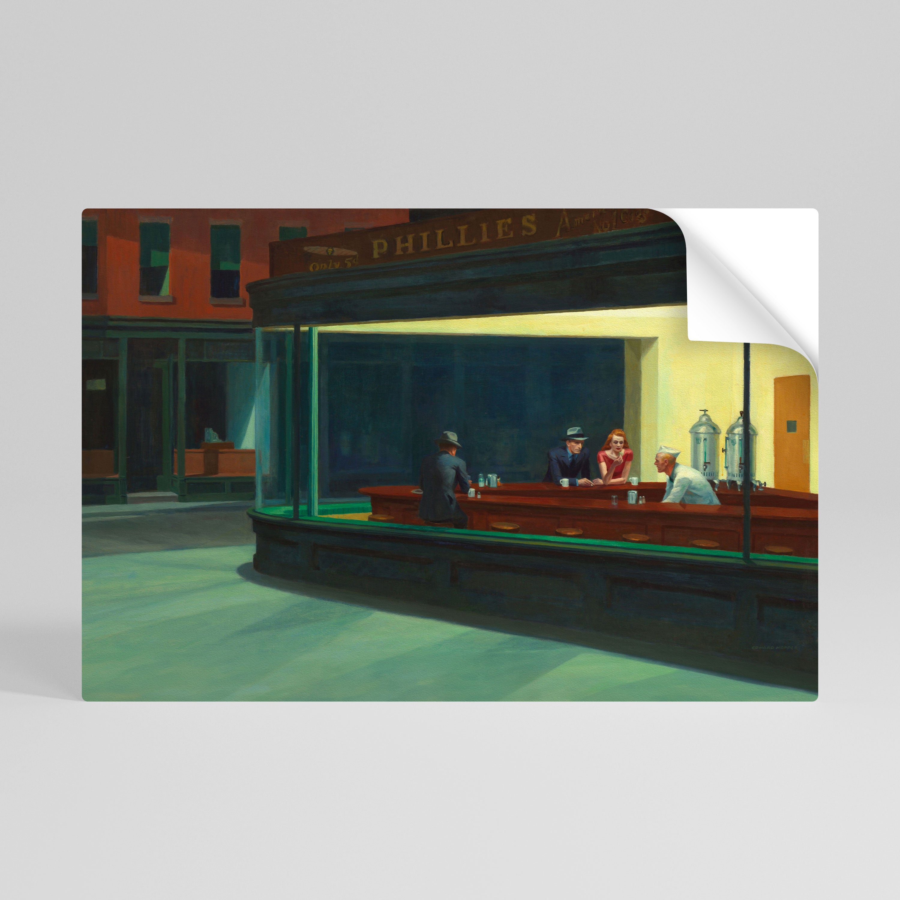 CHARLA NOCTURNA SERENA Póster horizontal autoadhesivo