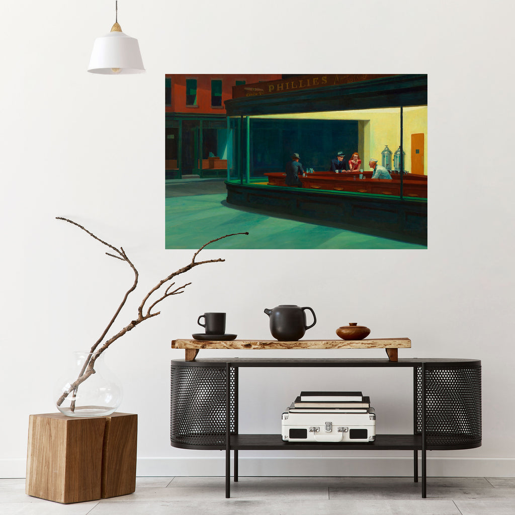 CHARLA NOCTURNA SERENA Póster horizontal autoadhesivo