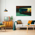 SERENE EVENING CHAT Peel and Stick Horizontal Poster