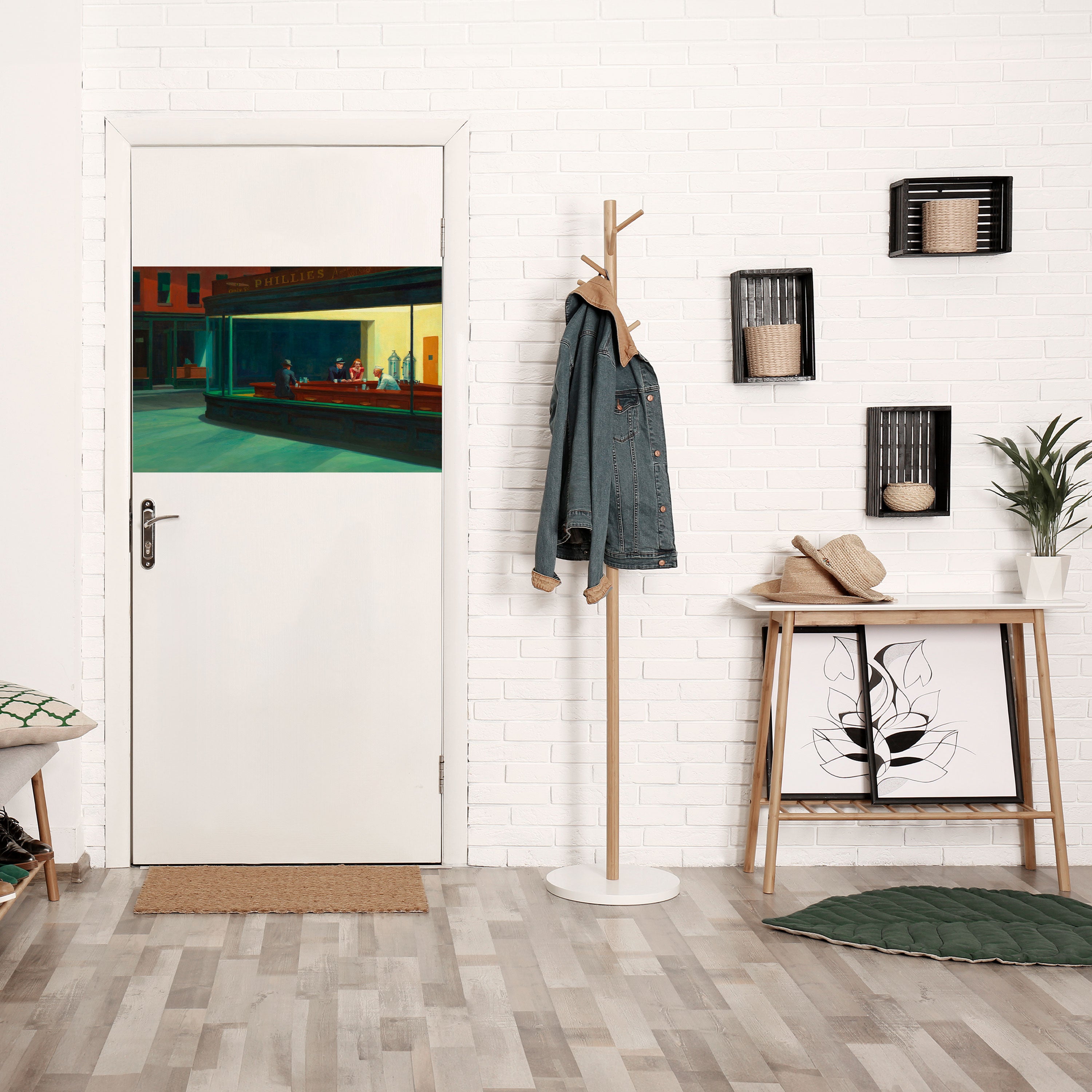 CHARLA NOCTURNA SERENA Póster horizontal autoadhesivo