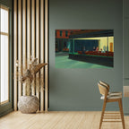 SERENE EVENING CHAT Peel and Stick Horizontal Poster