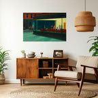 SERENE EVENING CHAT Peel and Stick Horizontal Poster