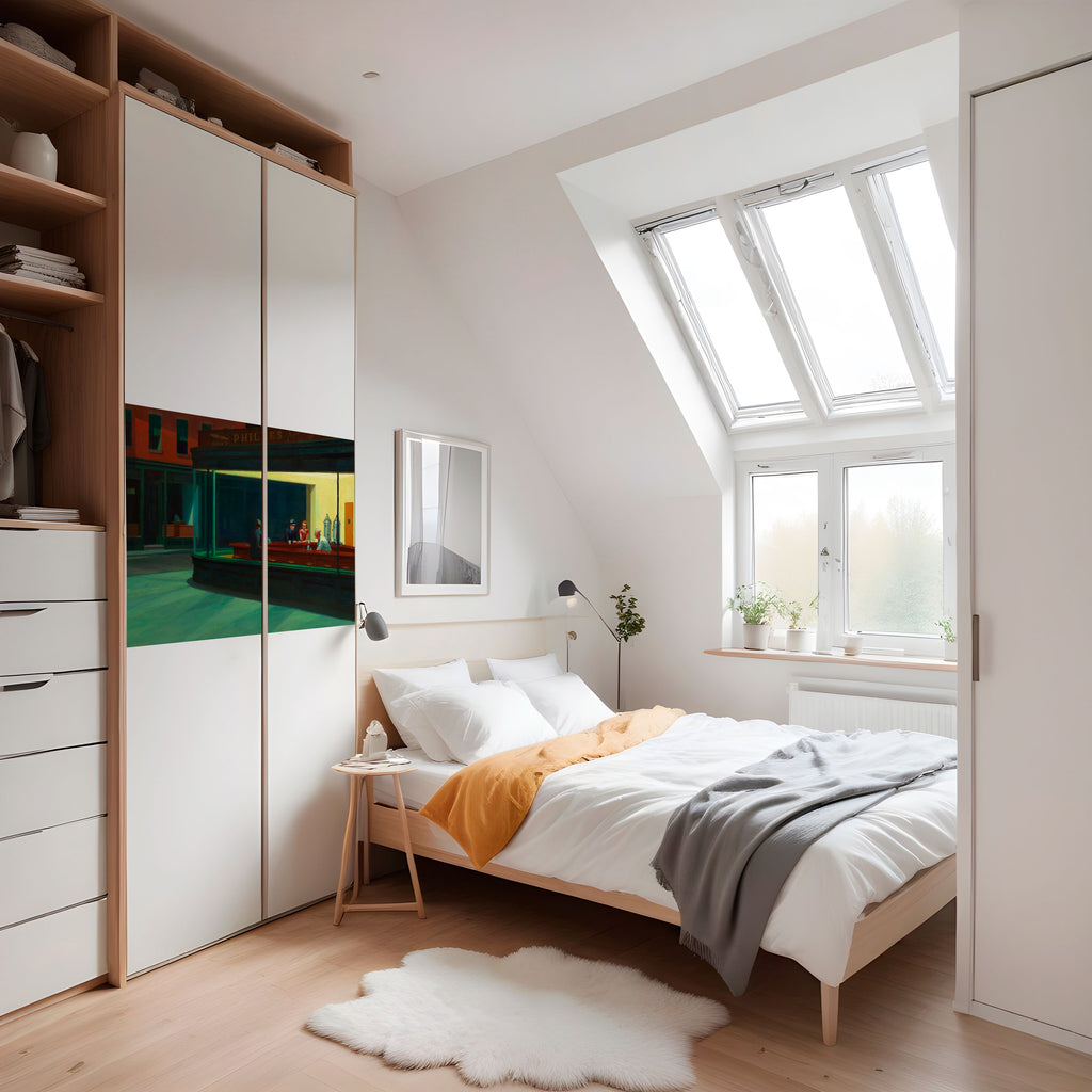 CHARLA NOCTURNA SERENA Póster horizontal autoadhesivo