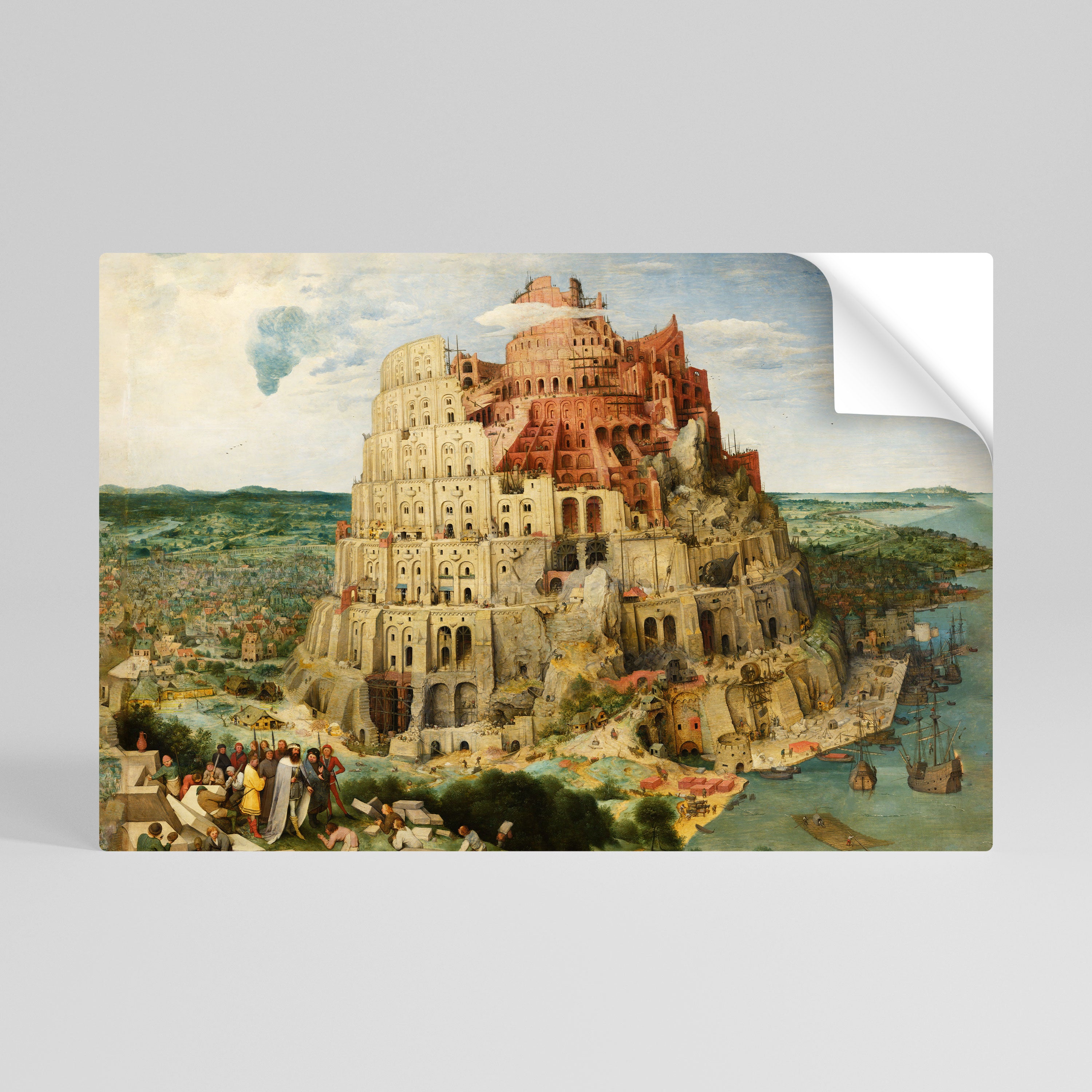 ECHOES OF AMBITION Peel and Stick Horizontal Poster