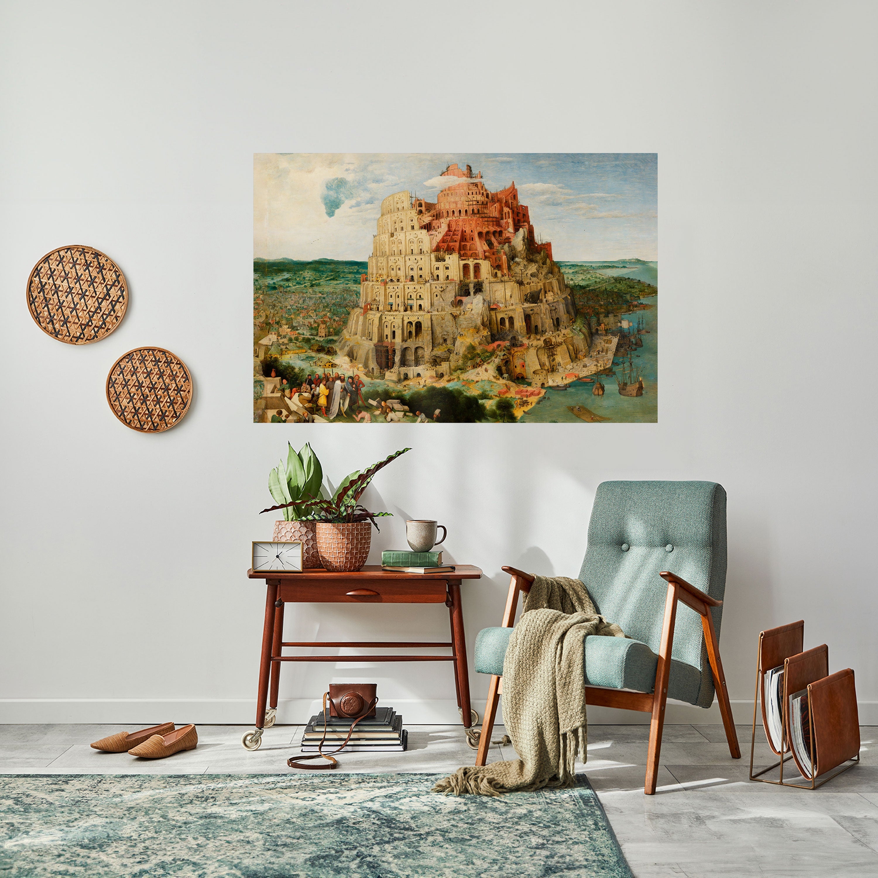 ECOS DE AMBICIÓN Póster horizontal autoadhesivo