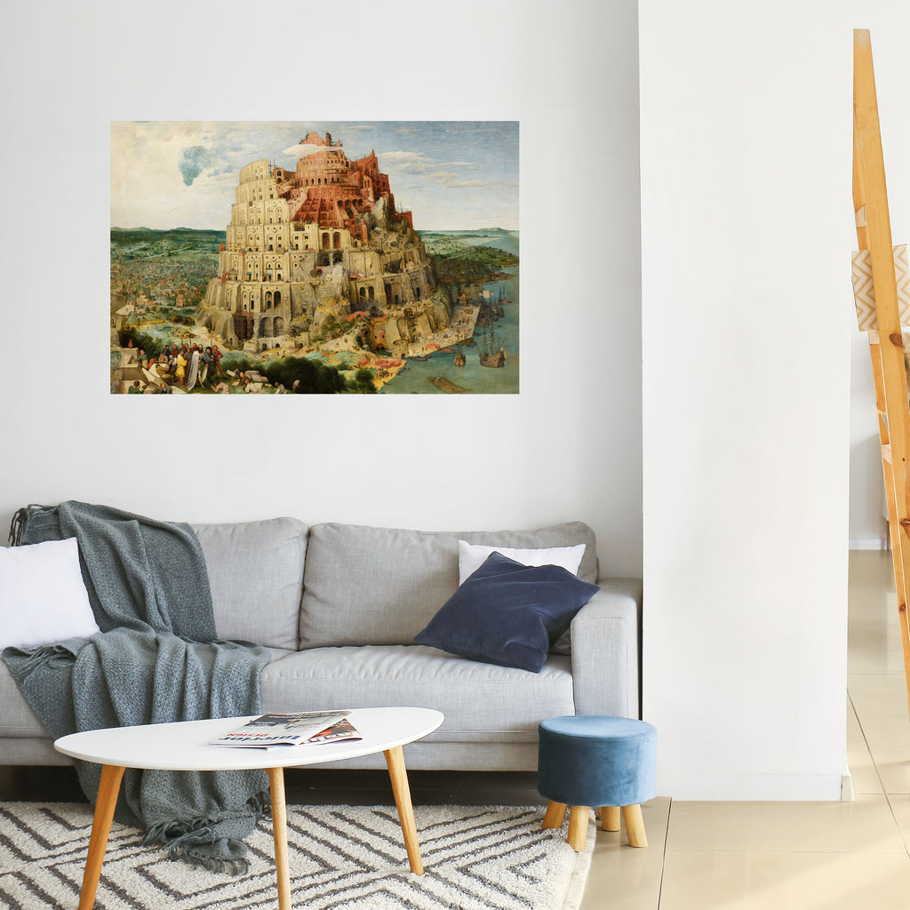 ECOS DE AMBICIÓN Póster horizontal autoadhesivo