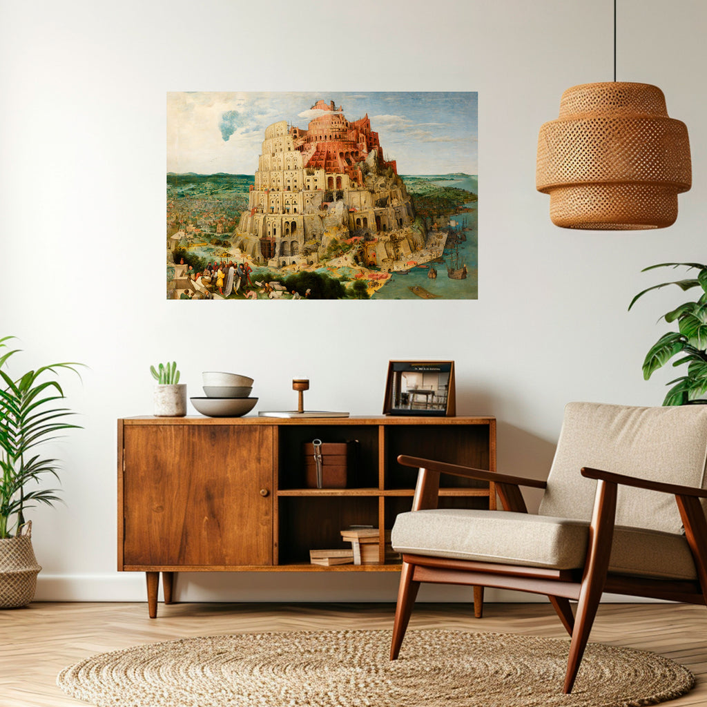 ECOS DE AMBICIÓN Póster horizontal autoadhesivo