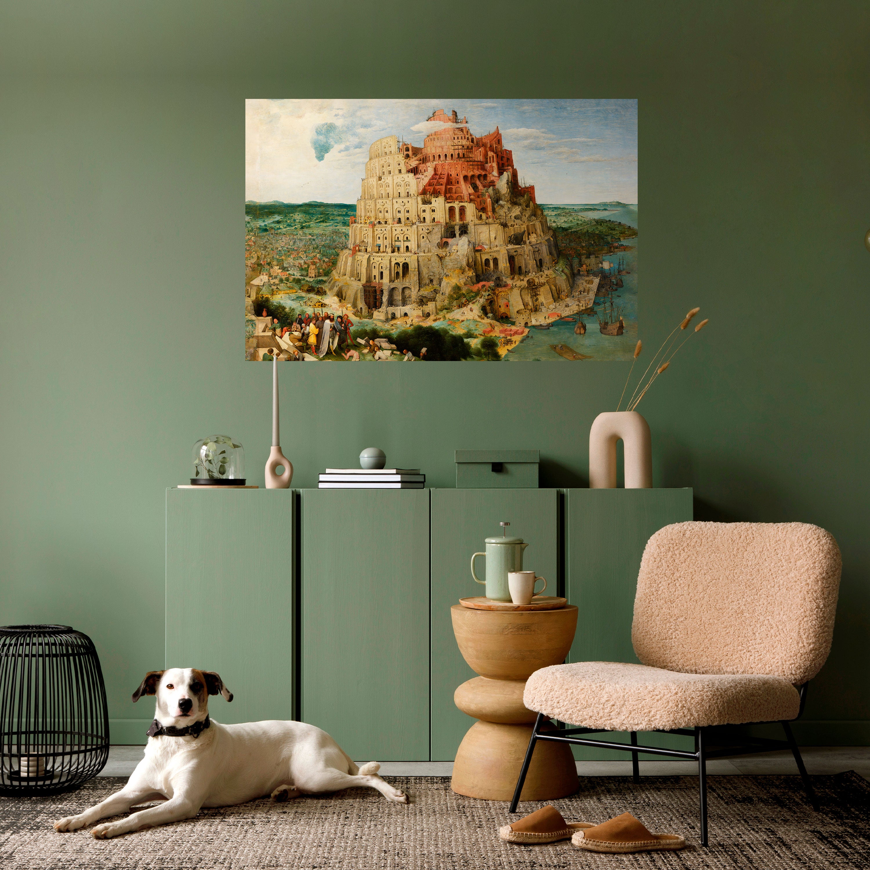 ECOS DE AMBICIÓN Póster horizontal autoadhesivo